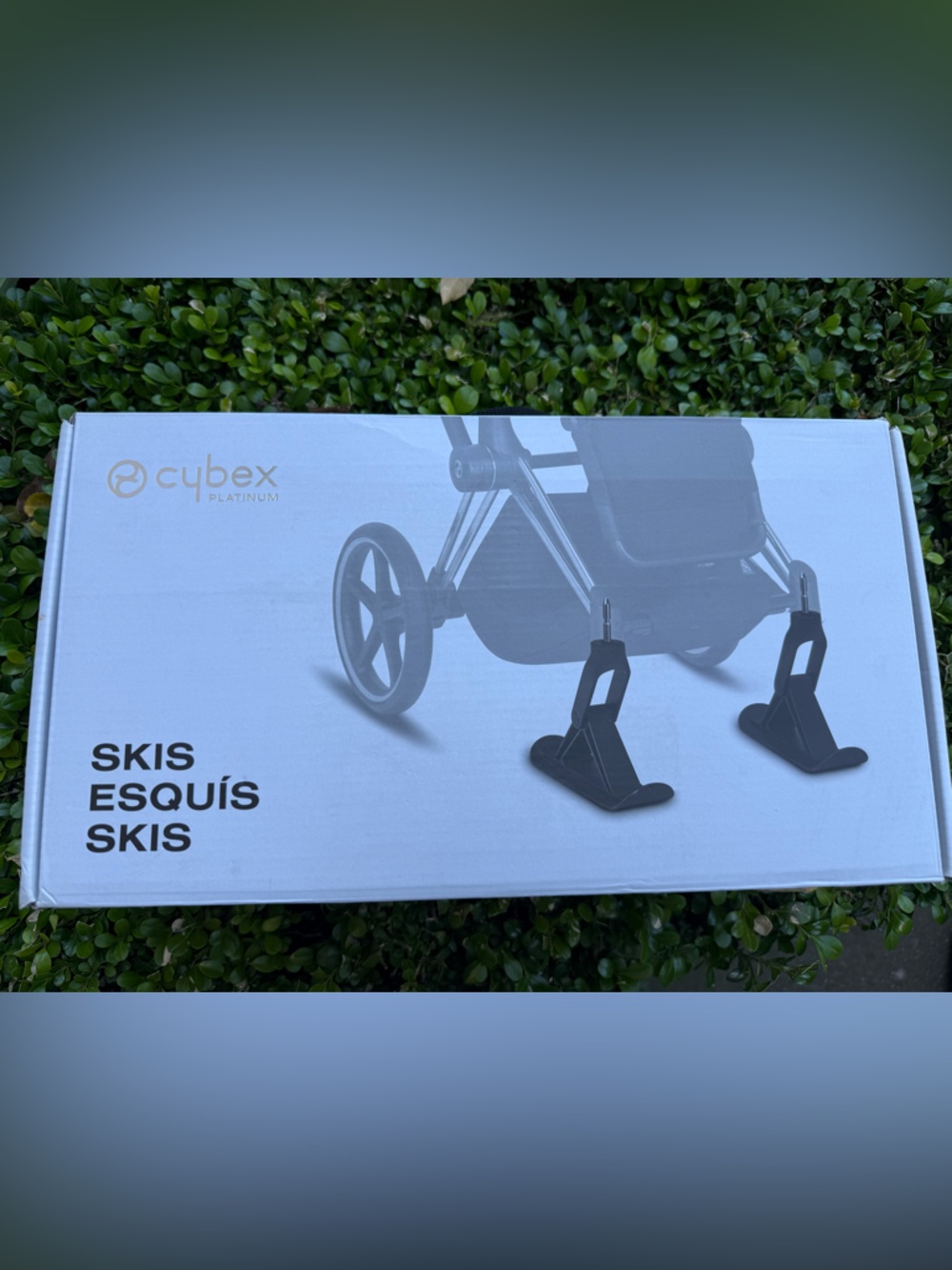 Cybex Priam Black Stroller Skis